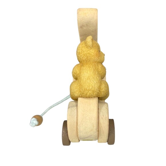 1999 Cherished Teddies Antique Toy Bunny w/Bear Removable Figurine New #537187 - Picture 6 of 11